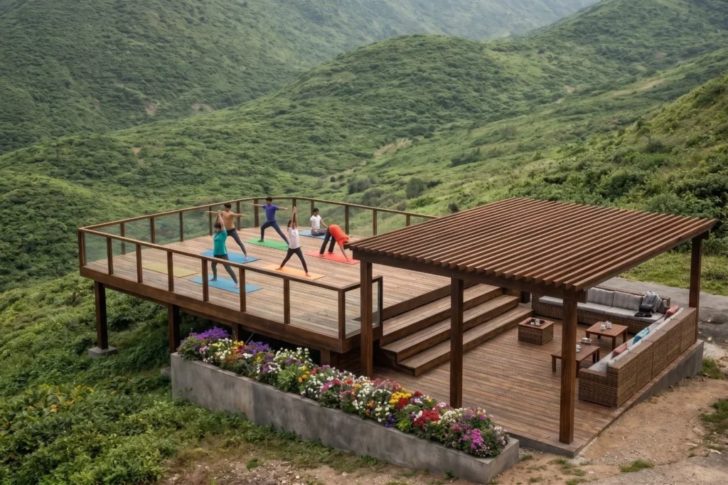 Mirador al valle en el condominio Valle Amancaes, Pachacámac